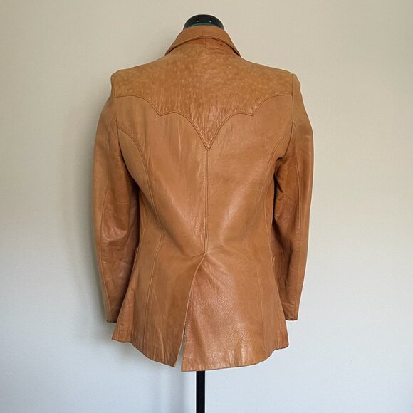 Golden State Vintage Leather Jacket - Picture 3 of 5